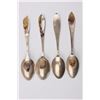 Image 2 : Vintage Lot of 4 Sterling Silver Souvenir Spoons