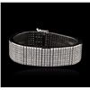 Image 1 : 14KT White Gold 15.43ctw Diamond Bracelet