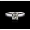 Image 1 : Platinum 0.93ctw Diamond Ring