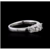 Image 2 : 14KT White Gold 0.58ctw Diamond Ring