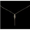 Image 2 : 14KT Yellow Gold 0.71ctw Diamond Necklace