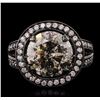 Image 1 : 14KT White Gold 7.29ctw Diamond Ring