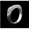 Image 3 : 0.80ctw Diamond Ring - 14KT White Gold