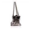 Image 2 : Chanel Silver Metallic Cracked Calfskin Modern Chain Tote