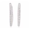 Image 1 : 14KT White Gold 0.92ctw Diamond Earrings