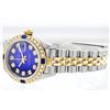 Image 6 : Rolex Two-Tone Diamond and Sapphire DateJust Ladies Watch