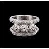 Image 1 : 14KT White Gold 1.05ctw Diamond Ring