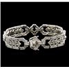 Image 2 : 2.31ctw Diamond Bracelet - 18KT White Gold