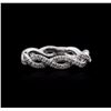 Image 1 : 14KT White Gold 0.31ctw Diamond Ring