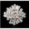 Image 1 : 14KT White Gold 2.65ctw Diamond Ring