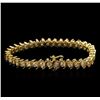 Image 2 : 4.90ctw Diamond Bracelet - 14KT Yellow Gold