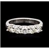 Image 1 : 14KT White Gold 1.16ctw Diamond Ring