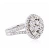 Image 2 : 14KT White Gold 2.70ctw Diamond Ring