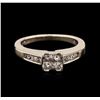 Image 1 : 14KT White Gold 0.45ctw Diamond Ring