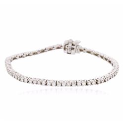 18KT White Gold 2.55ctw Diamond Tennis Bracelet