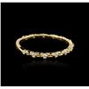 Image 2 : 18KT Yellow Gold 0.23ctw Diamond Ring