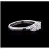 Image 2 : 14KT White Gold 0.73ctw Diamond Ring