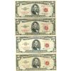 Image 1 : 1963 $5 Red Seal Bill Lot of 4