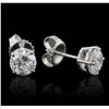 Image 2 : 14KT White Gold 2.07ctw Diamond Earrings