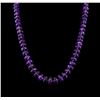 Image 1 : 370.00ctw Amethyst Bead Necklace