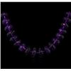 Image 2 : 370.00ctw Amethyst Bead Necklace