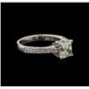 Image 2 : EGL INT Cert 1.83ctw Diamond Ring - 18KT White Gold