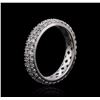 Image 2 : 14KT White Gold 1.00ctw Diamond Ring