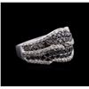 Image 2 : 2.13ctw Black Diamond Ring - 14KT White Gold