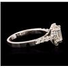 Image 3 : 14KT White Gold EGL USA Certified 1.67ctw Diamond Ring
