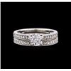 Image 1 : 1.15ctw Diamond Wedding Ring Set - 14KT White Gold