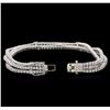 Image 3 : 7.72ctw Diamond Bracelet - 18KT White Gold