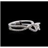 Image 2 : 0.82ctw Diamond Ring - 14KT White Gold