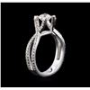 Image 3 : 0.82ctw Diamond Ring - 14KT White Gold