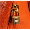 Image 6 : Authentic Hermes Orange Togo Leather Bolide Bag