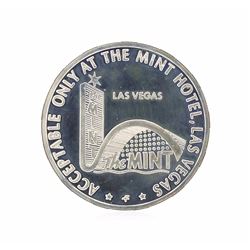 1967 $5 Las Vegas Sterling Silver Gaming Token