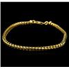 Image 1 : 14KT Yellow Gold Franco Bracelet