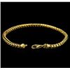 Image 3 : 14KT Yellow Gold Franco Bracelet