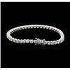 Image 2 : 18KT White Gold 7.06ctw Diamond Tennis Bracelet