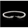 Image 3 : 18KT White Gold 7.06ctw Diamond Tennis Bracelet