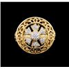 Image 1 : 14KT Yellow Gold 0.22ctw Diamond Ring