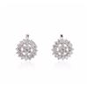 Image 1 : 14KT White Gold 1.34ctw Diamond Earrings