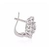 Image 2 : 14KT White Gold 1.34ctw Diamond Earrings