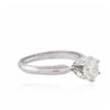 Image 2 : 14KT White Gold 1.00ct Brilliant Cut Diamond Solitaire Ring