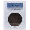 Image 1 : 1798 PCGS Graded FR02 Draped Bust Large Eagle Silver Dollar