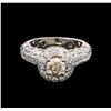 Image 1 : 2.01ctw Diamond Ring - 14KT White Gold