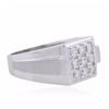 Image 2 : 14KT White Gold 0.80ctw Diamond Ring