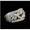 Image 2 : 1.20ctw Diamond Ring - 14KT White Gold