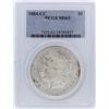 Image 1 : 1884-CC PCGS MS63 Morgan Silver Dollar