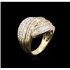Image 3 : 14KT Yellow Gold 1.59ctw Diamond Ring