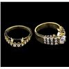 Image 2 : 2.40ctw Diamond Wedding Ring Set - 14KT Yellow Gold